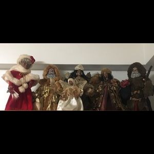 Vintage Christmas dolls